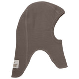 Huttelihut Brown Melange Balaclava Wool Rib