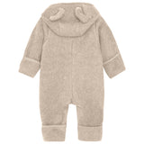 Huttelihut Camel Melange Pram Suit Ears Cot. Fleece (S)