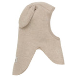 Huttelihut Camel Melange Balaclava Ears Wool Fleece