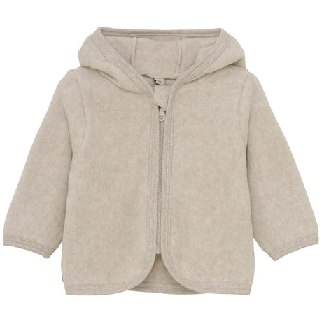 Huttelihut Camel Melange Jacket Ears Cotton Fleece