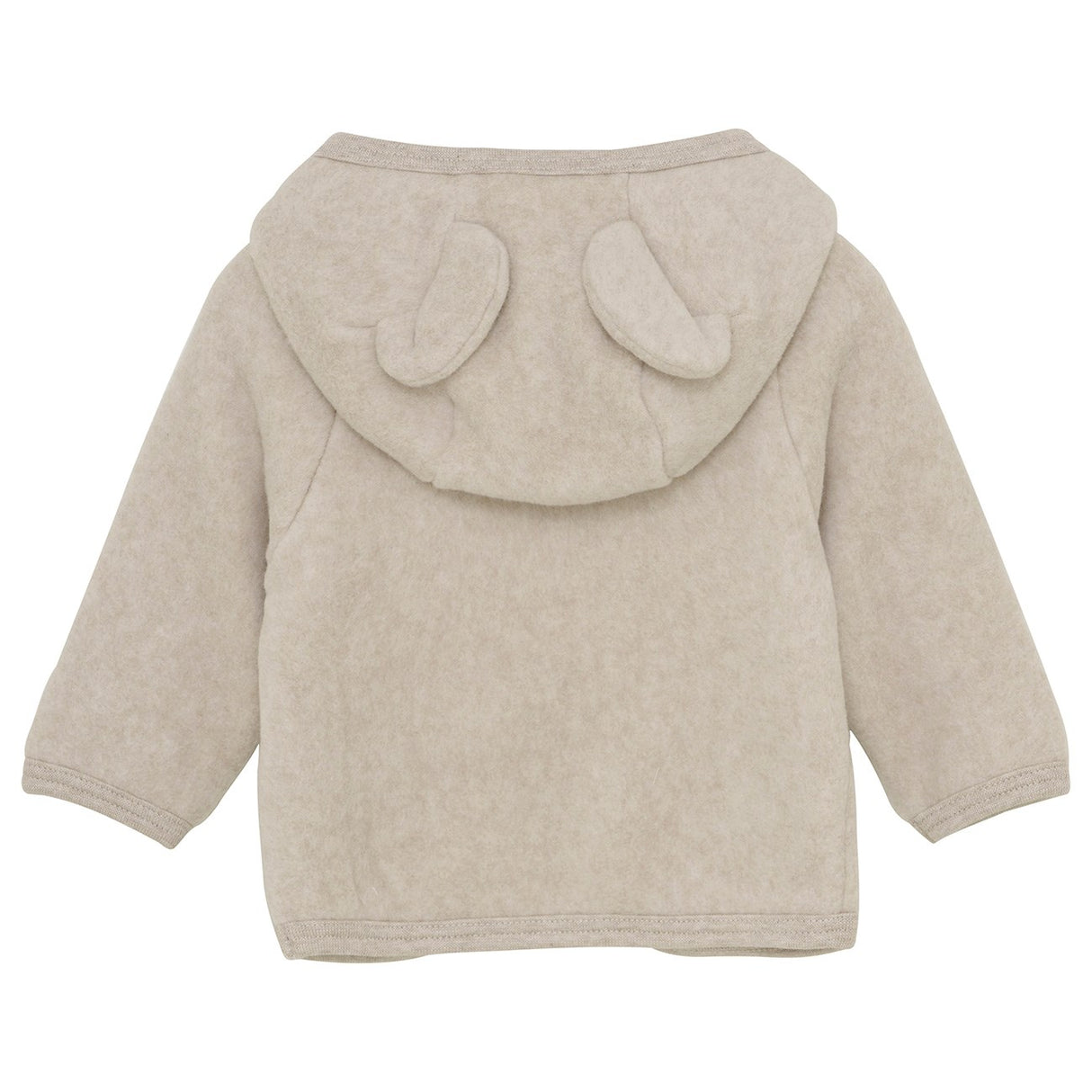 Huttelihut Camel Melange Jacket Ears Cotton Fleece