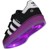 adidas Originals Core Black/Purbur/Cloud White Superstar Led Lights Cf C Sneakers