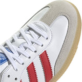 adidas Originals Cloud White/Collegiate Red/Gum Samba Og J Sneakers