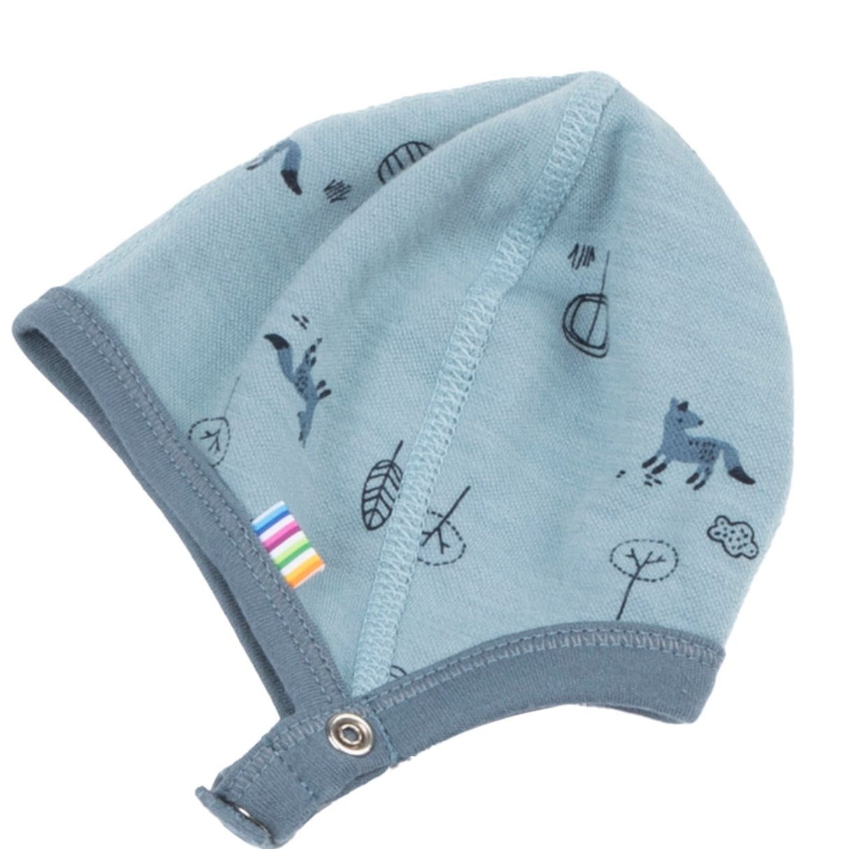 Joha Blue Baby Hat w. Buttons