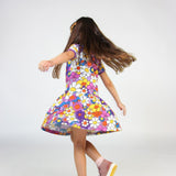 Småfolk Viola Short-Sleeved Dress With Flowers 4