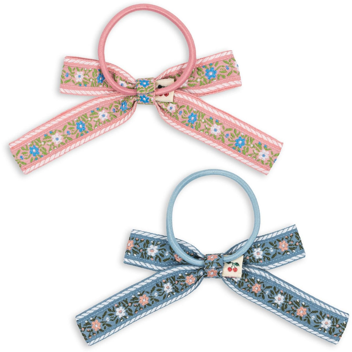 Konges Sløjd 2-Pack Elastics Bow Sorbet