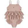 Konges Sløjd Manuca Frill Swimsuit Cherry Blush