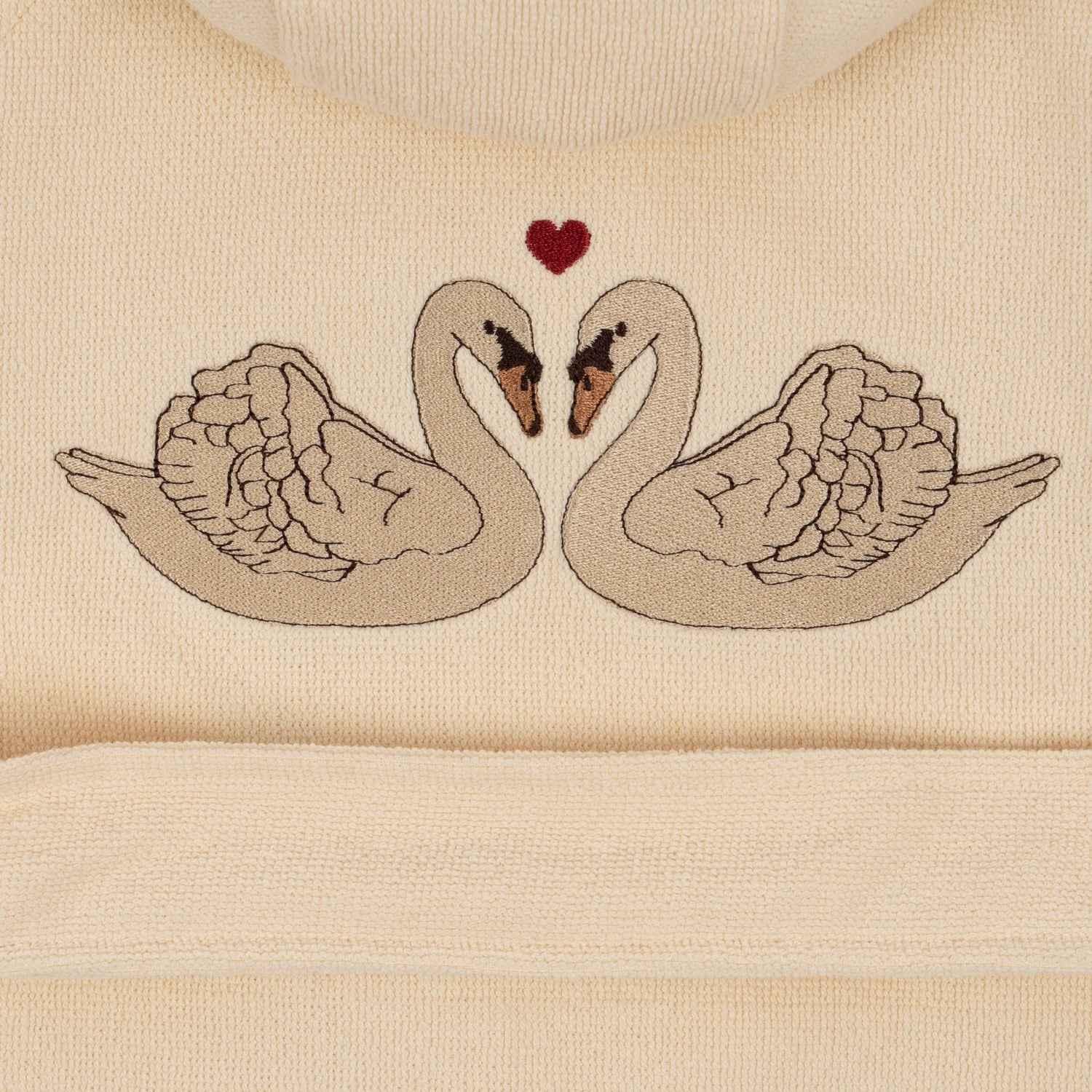 Konges Sløjd Terry Bathrobe w. Embroidery Swan 4