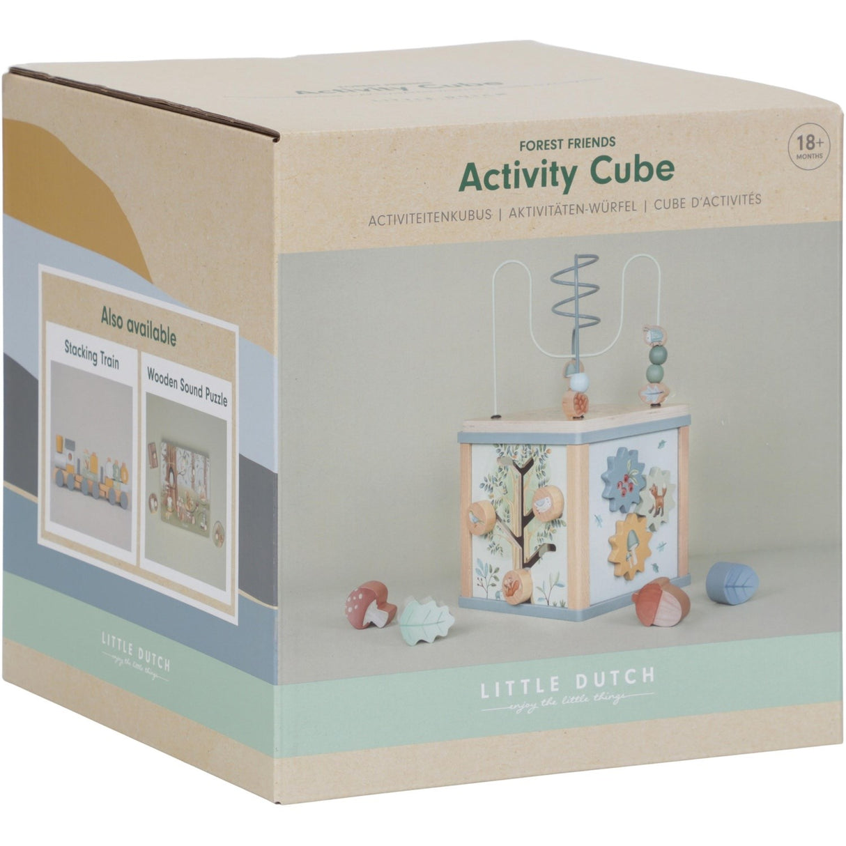 Little Dutch Forest Friends Blue Activity Cube