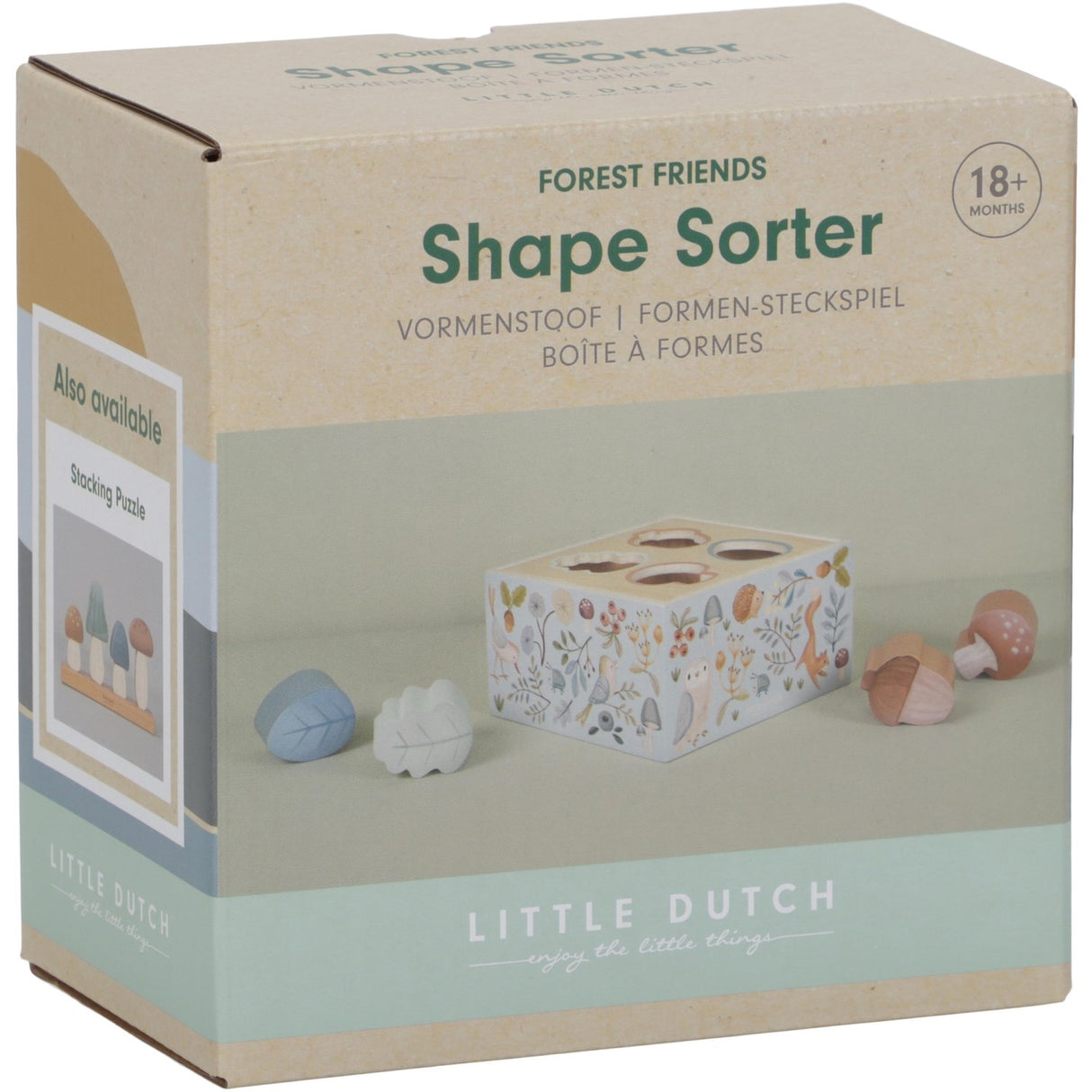 Little Dutch Forest Friends Blue Shape Sorter