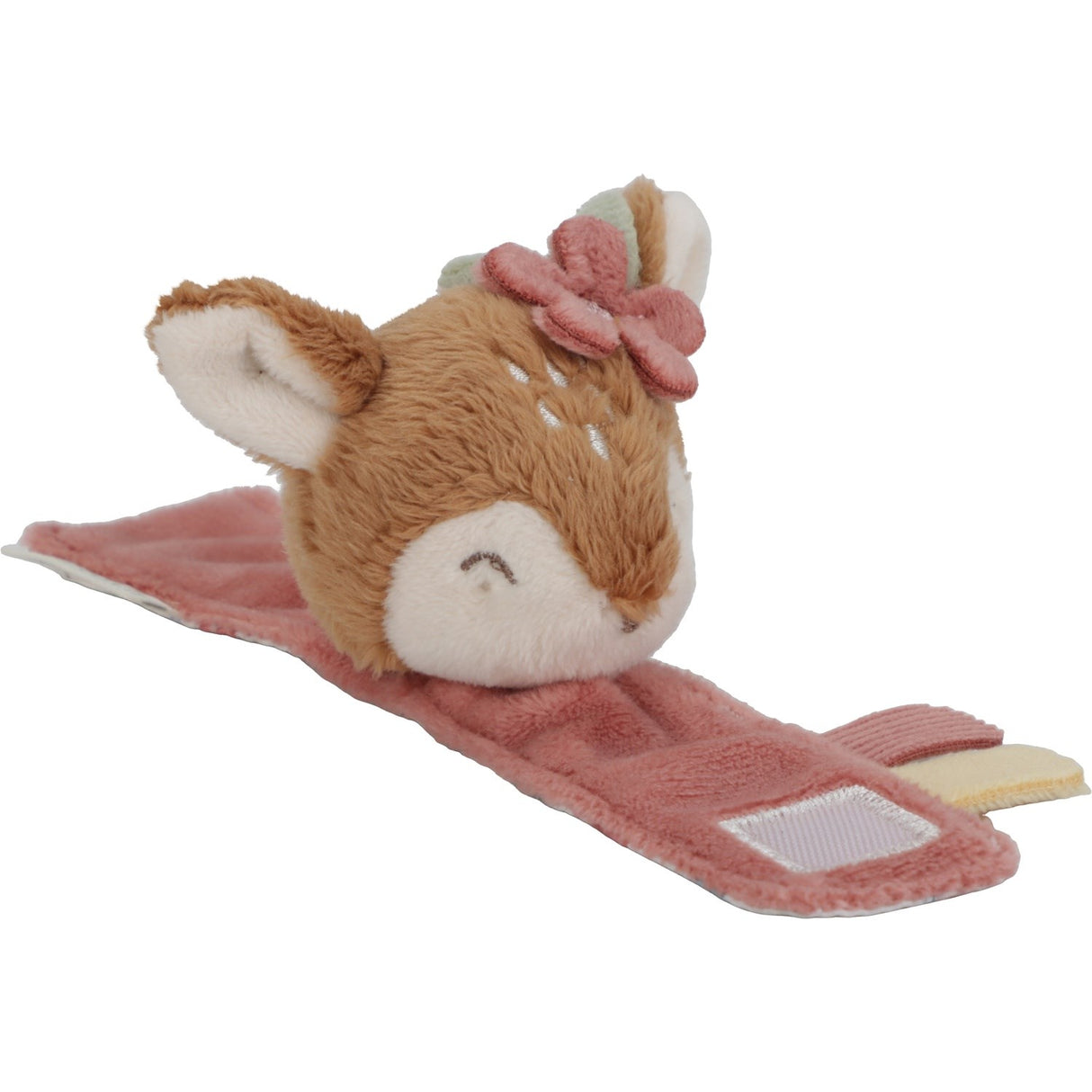 Little Dutch Fairy Garden Pink Wrist Rattle Deer