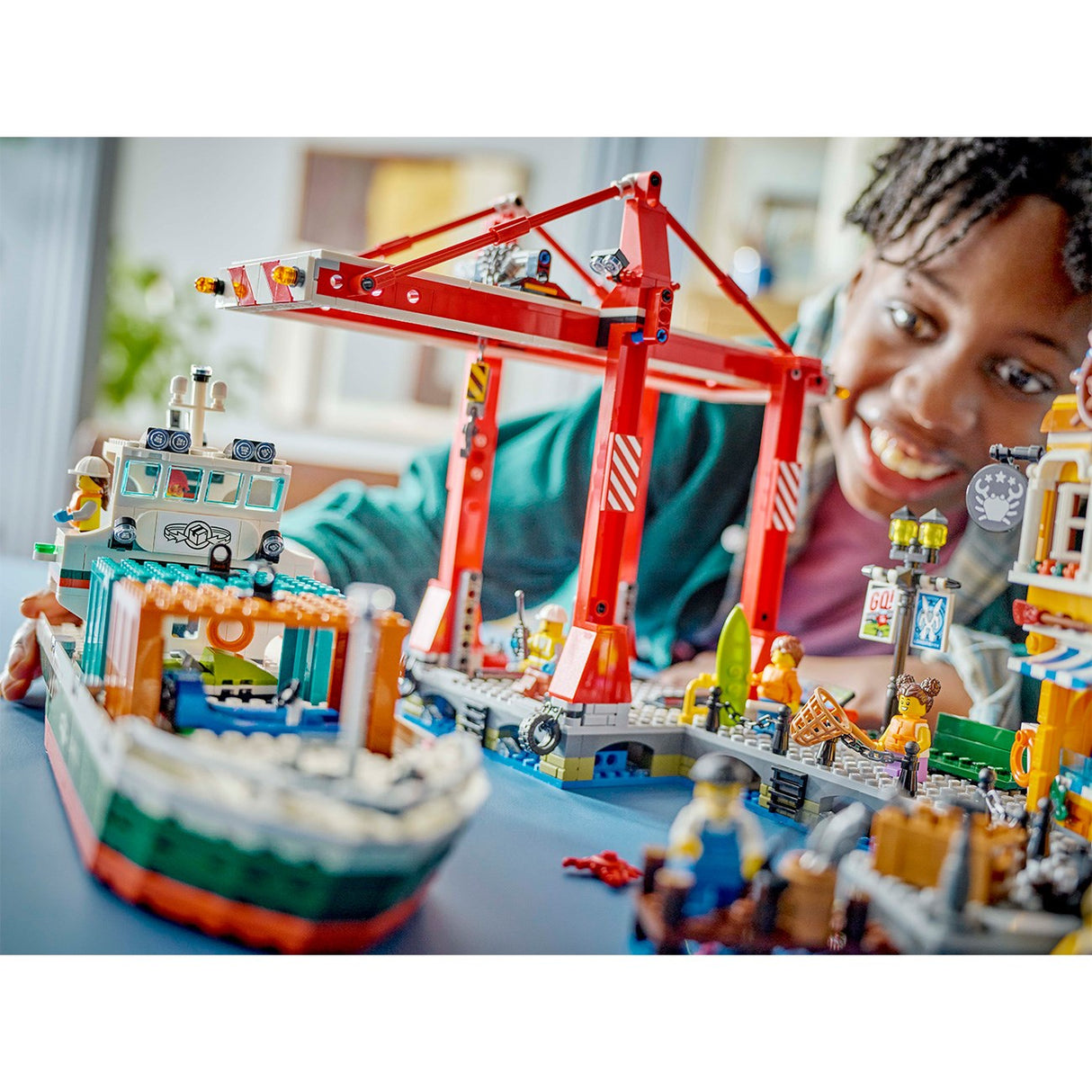 LEGO® City Waterfront with Cargo Ship 3