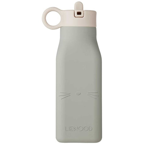 Liewood Warren Water Bottle Cat Dove Blue