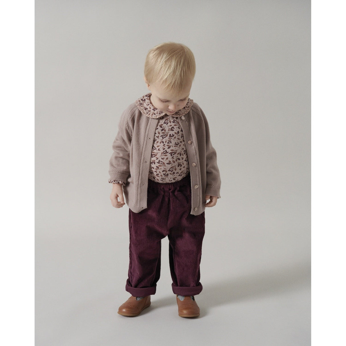 MarMar Heavy Cord Deep Mulberry Palle Pants