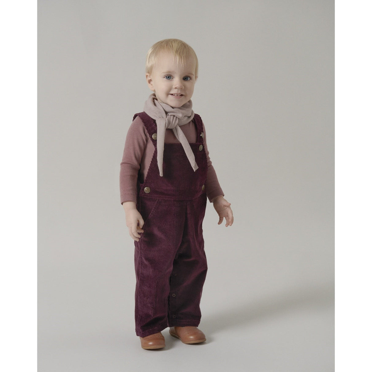 MarMar Heavy Cord Deep Mulberry Ruben Overalls