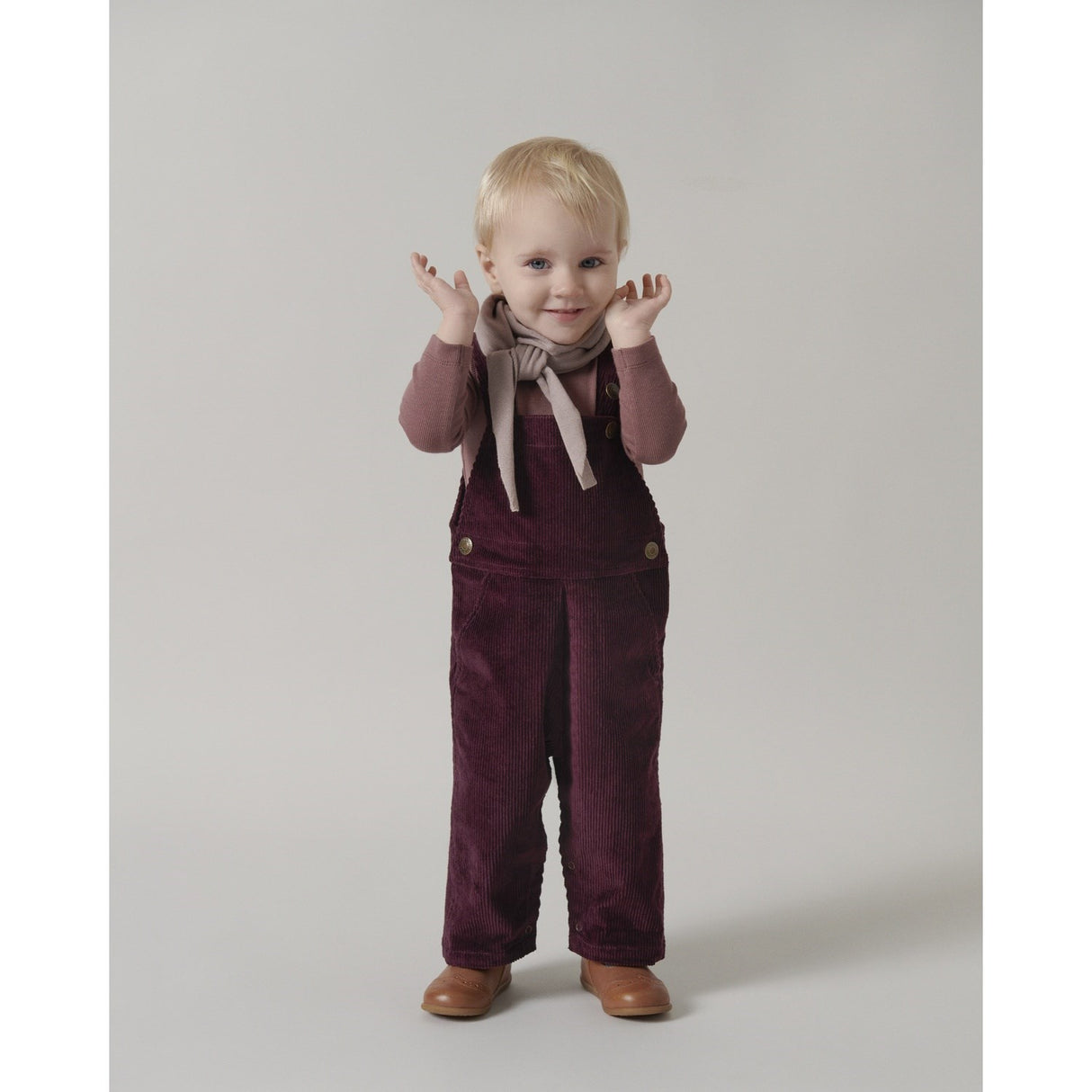 MarMar Heavy Cord Deep Mulberry Ruben Overalls