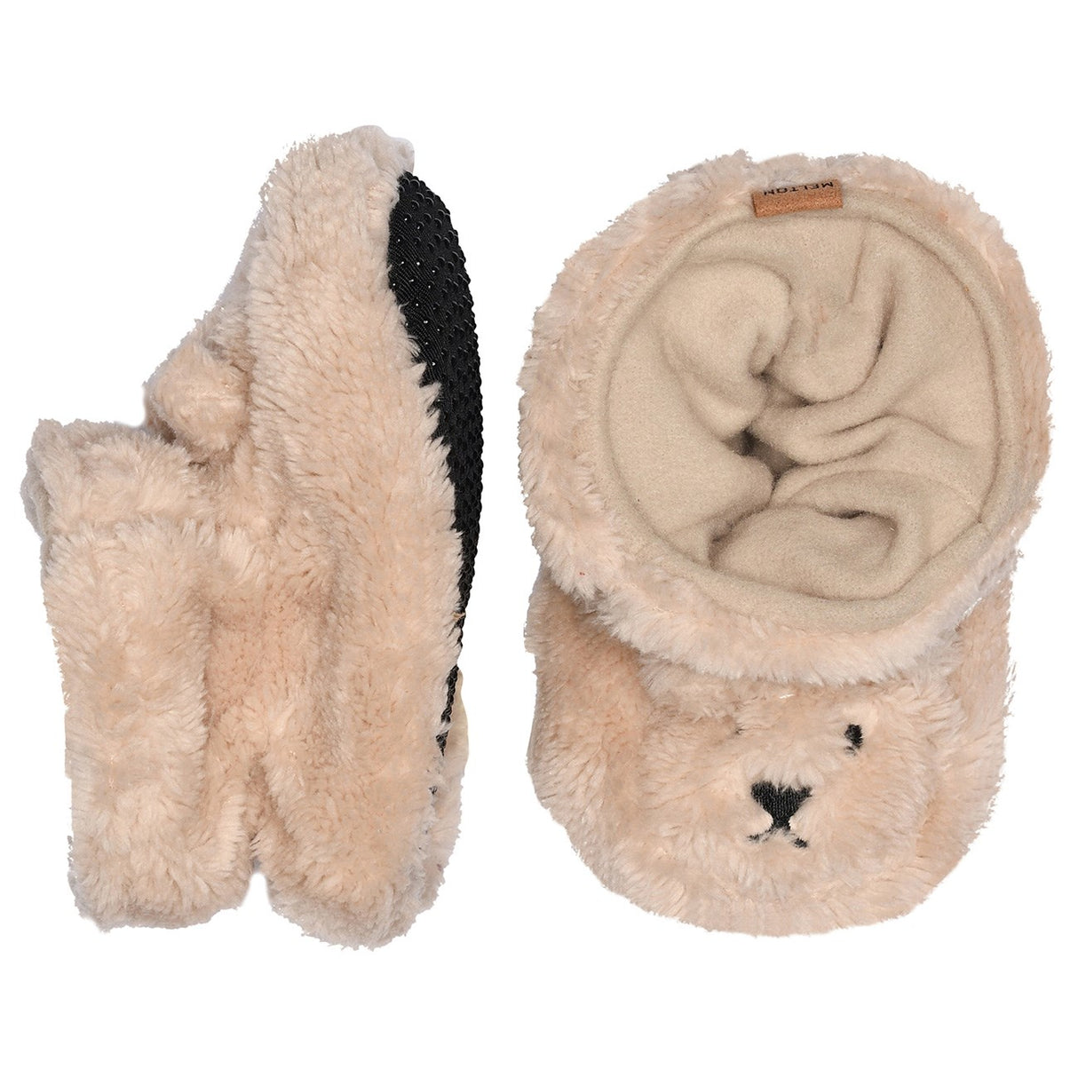 MELTON Mojave Dessert  Bear fluffy slippers