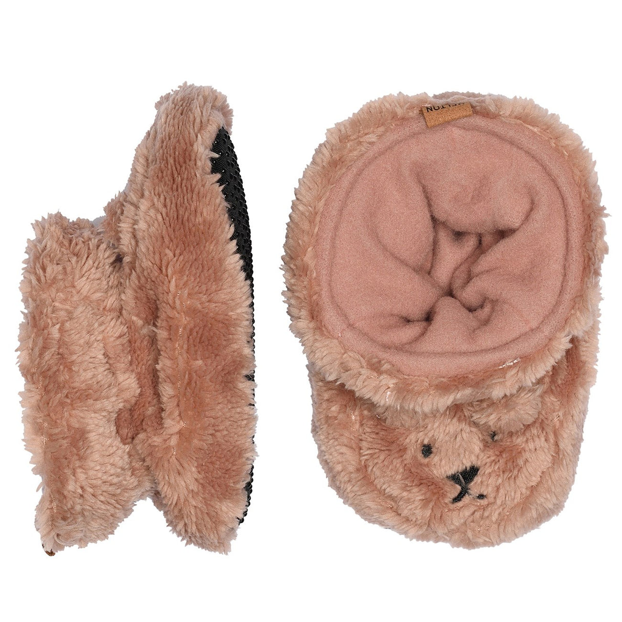 MELTON Burlwood  Bear fluffy slippers