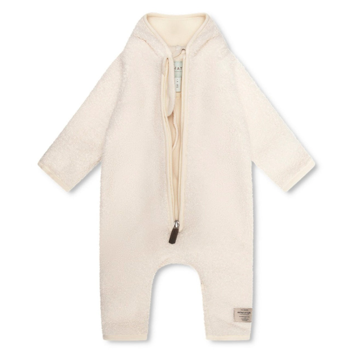 Mini A ture Angora Cream Adel Teddy Fleece Full suit 2