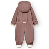 Mini A ture Light plum Wisti Fleece Snowsuit