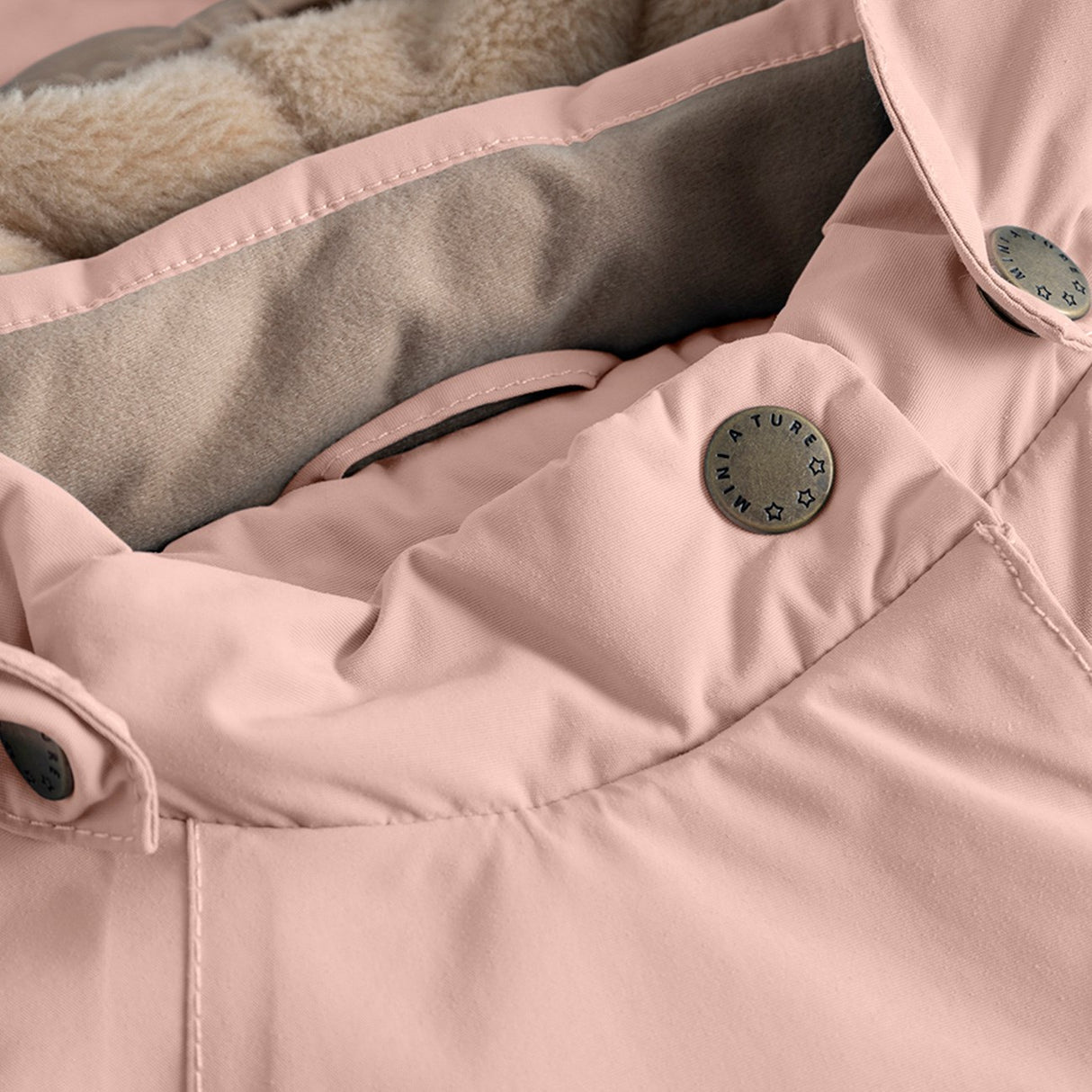 Mini A Ture Adobe Rose Wang Fleece Winter Jacket