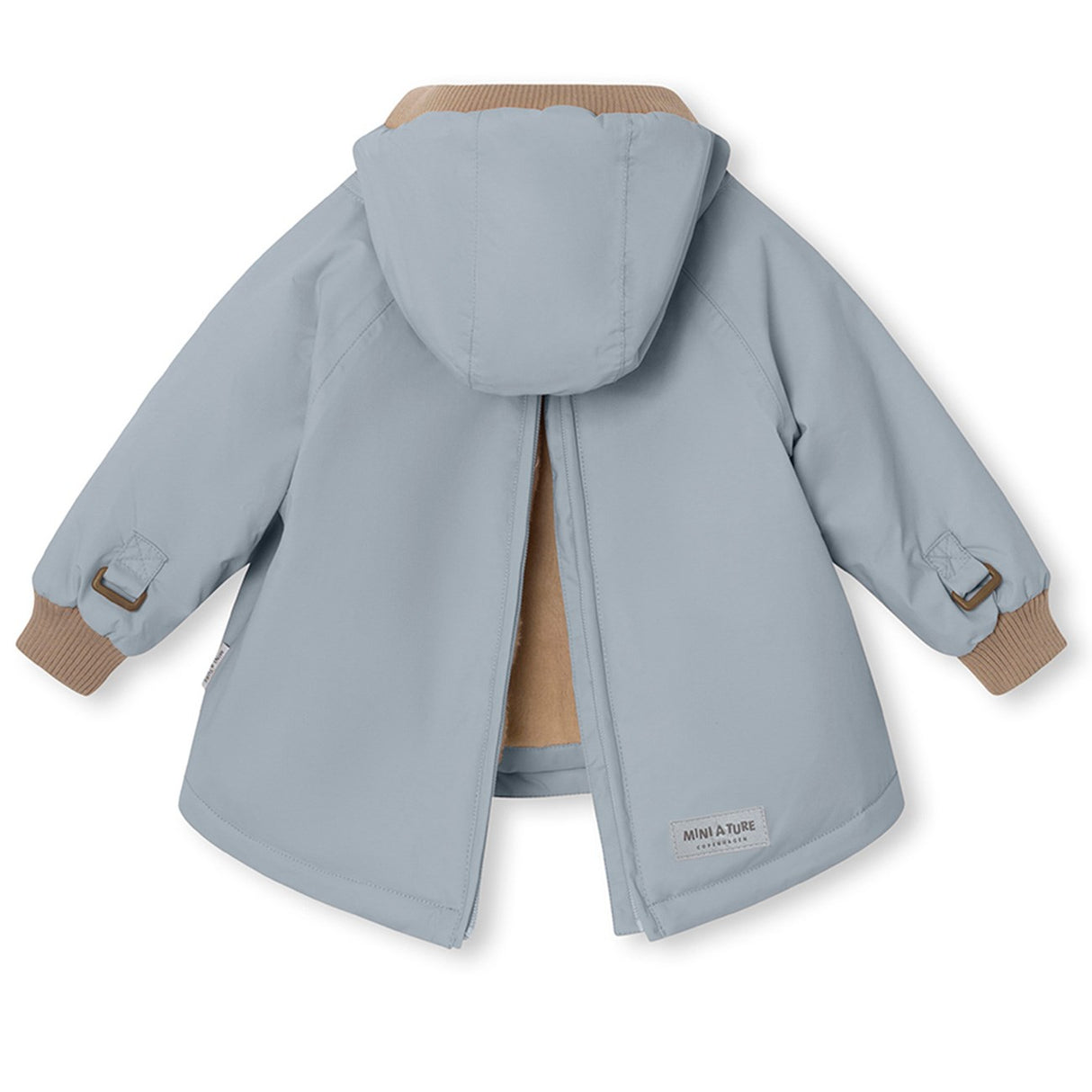 Mini A ture Citadel Blue Baby Wen Fleece Anorak