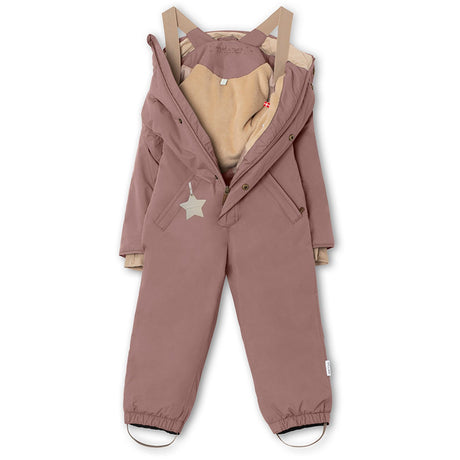 Mini A ture Light plum Wanni Fleece Snowsuit