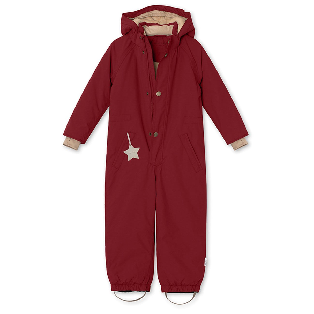 Mini A ture Red Merlot Wanni Fleece Snowsuit