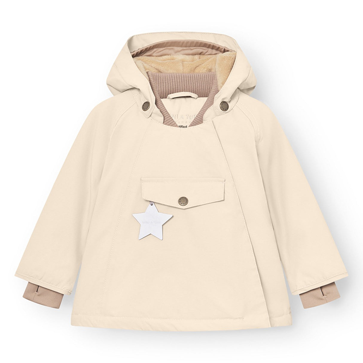 Mini A ture Angora cream Wang Fleece Winter Jacket