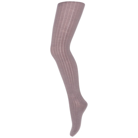 Mp Denmark Wool Rib Tights Dark Purple Dove