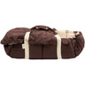 COPENHAGEN COLORS Brown With Cream Solid Stripe Organic Multifunctional Babylift Vol. 2