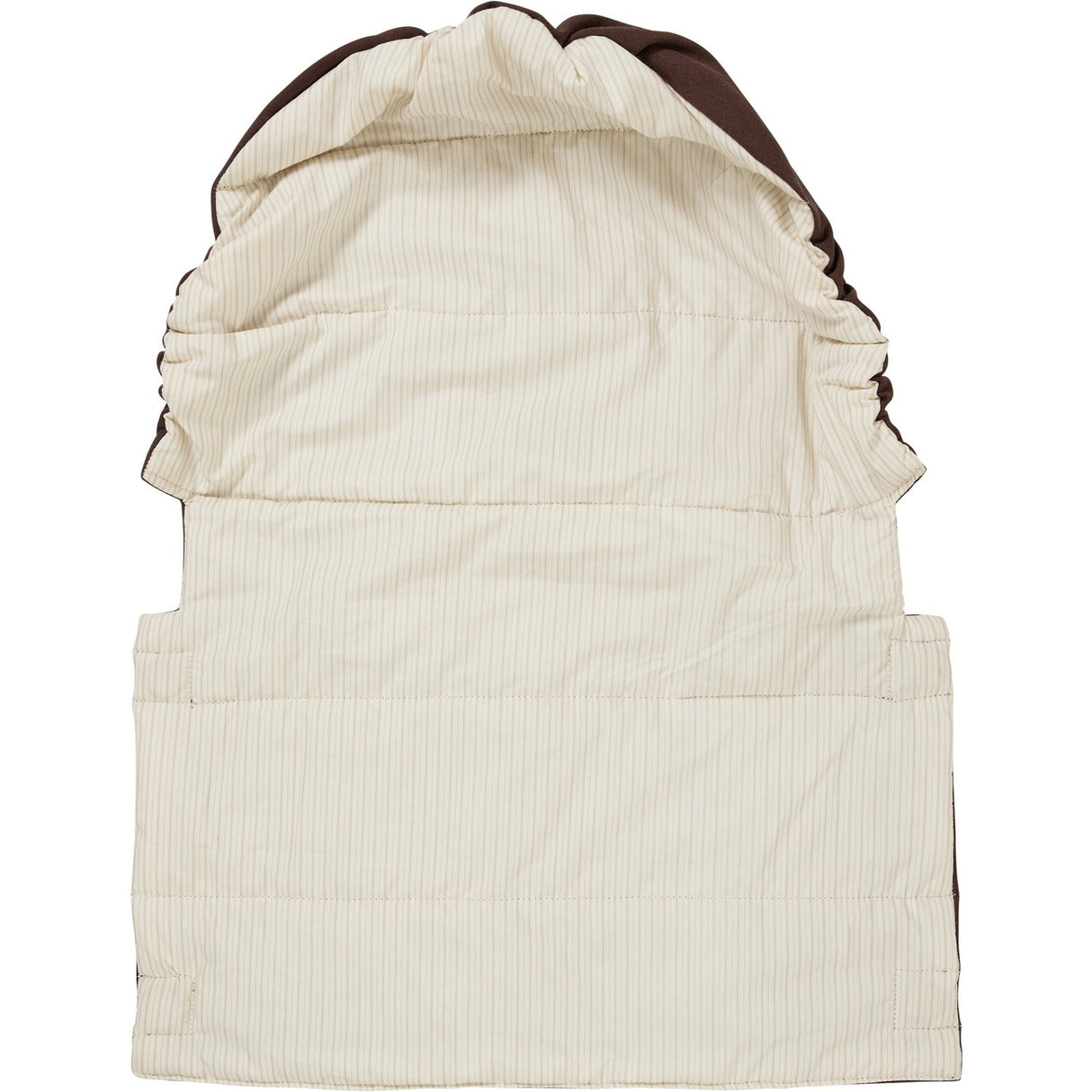 COPENHAGEN COLORS Brown With Cream Solid Stripe Organic Multifunctional Babylift Vol. 2