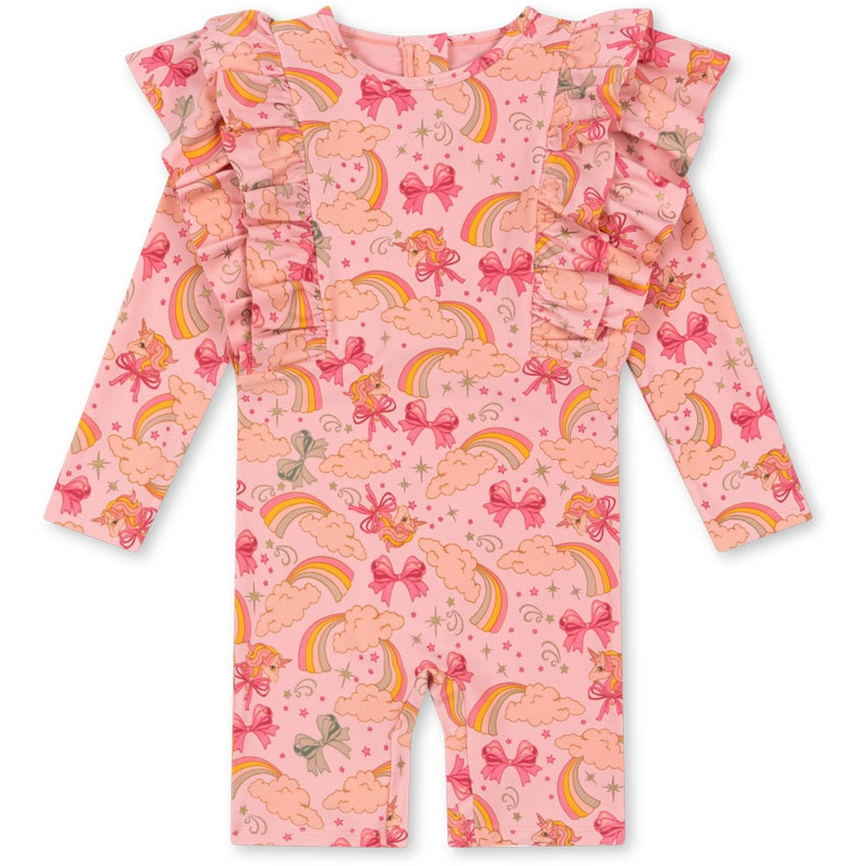 Konges Sløjd Rainbow Bow Manuca Ruffle Swimsuit Grs