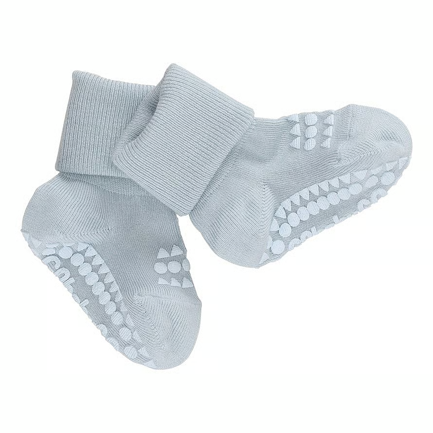 GObabyGO Bamboo Socks Antislip Sky Blue