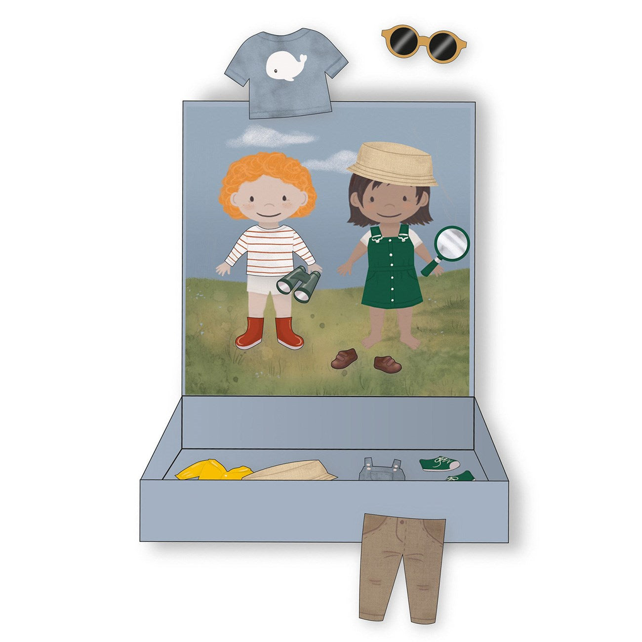 FILIBABBA Magnetic Paper Doll Ready for Your Adventure