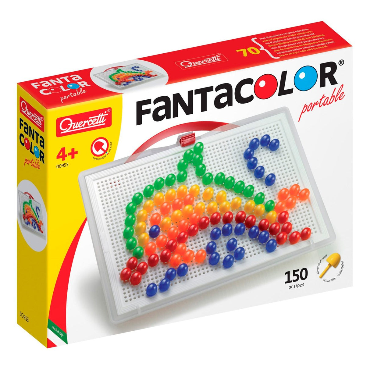 Quercetti FantaColor Pin Mosaic 150 Pieces