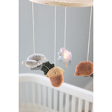 Sebra Woodland Baby Musical Mirror Mobile