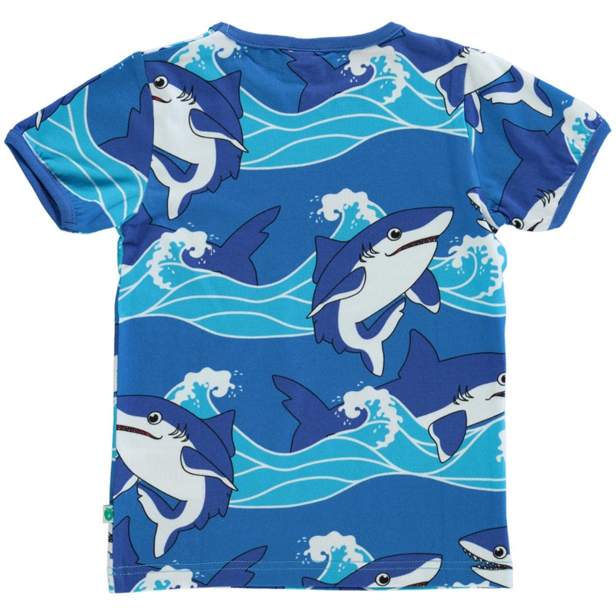 Småfolk Brilliant Blue T-Shirt With Sharks 5