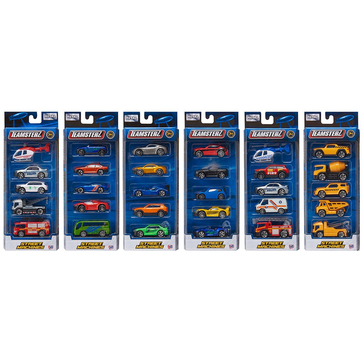 Teamsterz Teamsterz Street Machines die-cast 5-pack