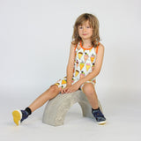 Småfolk Cream Tank Top And Cycling Shorts With Ice 3