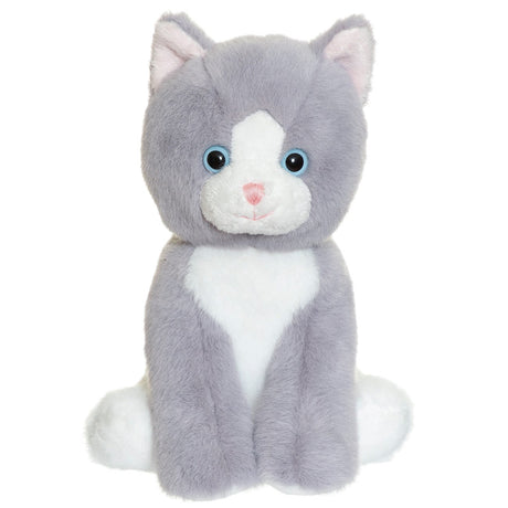 Teddykompaniet Teddy Cats , Grey, 18 cm