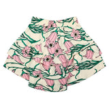 The New White Swan Campanula Flower AOP Kylie Skirt 5