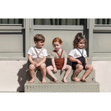 Silly Silas Cinnamon Shorty Tights With Braces