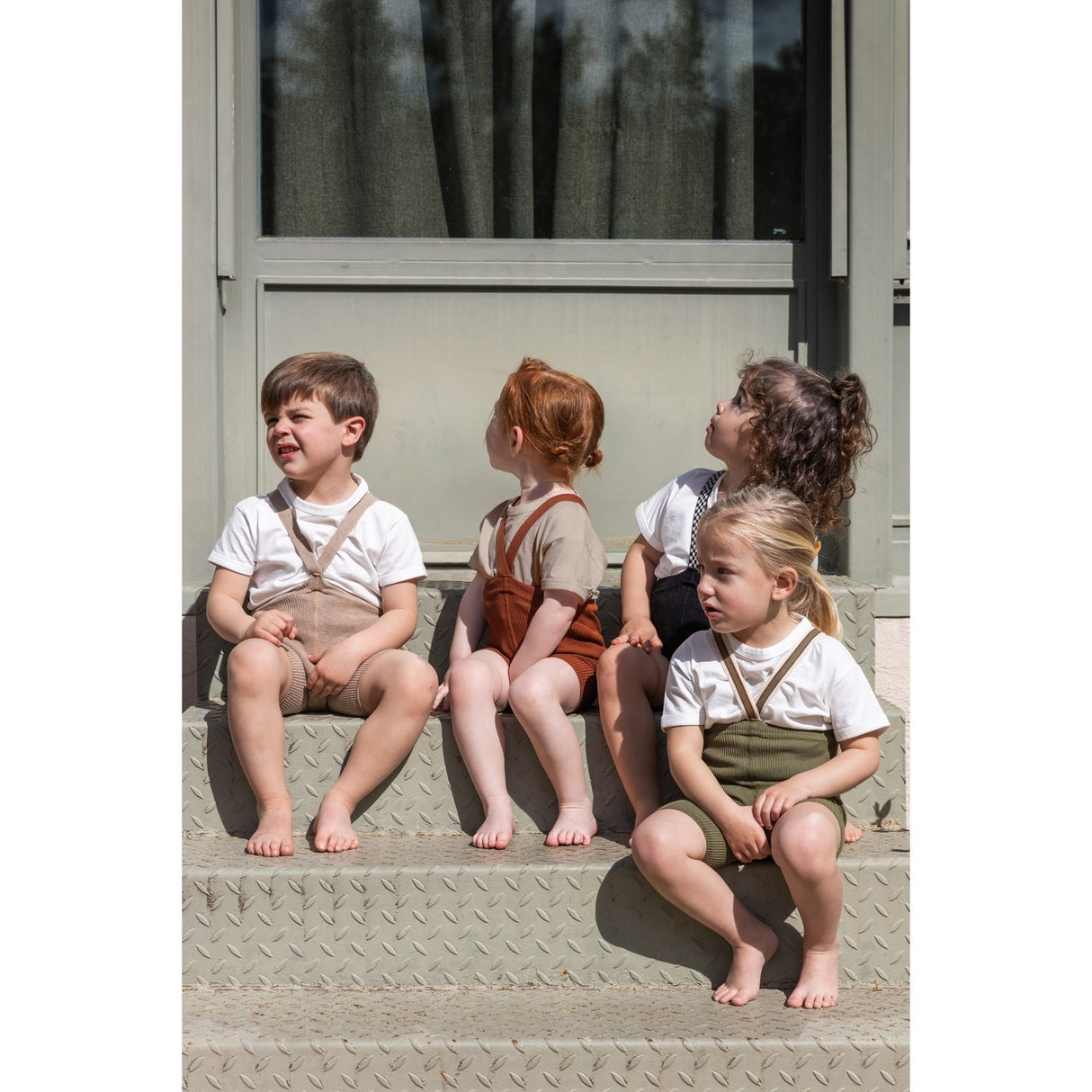 Silly Silas Cinnamon Shorty Tights With Braces