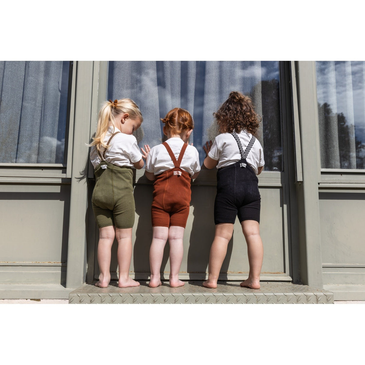 Silly Silas Cinnamon Shorty Tights With Braces