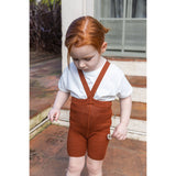 Silly Silas Cinnamon Shorty Tights With Braces