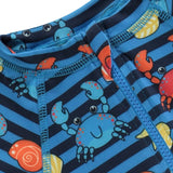 Småfolk Brilliant Blue UV50 Swimsuit With Crabs 4