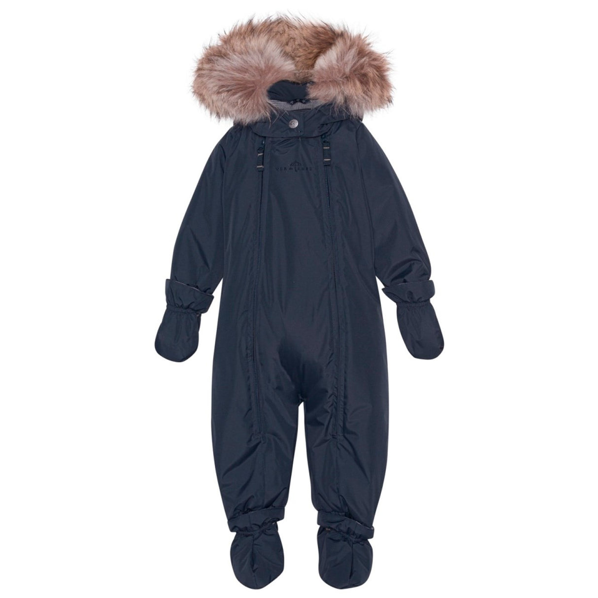 Ver De Terre Baby Flight suit m. Fur Navy