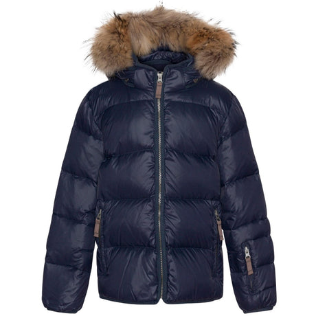 Ver de Terre Featherlight Jakke m. Pels Navy