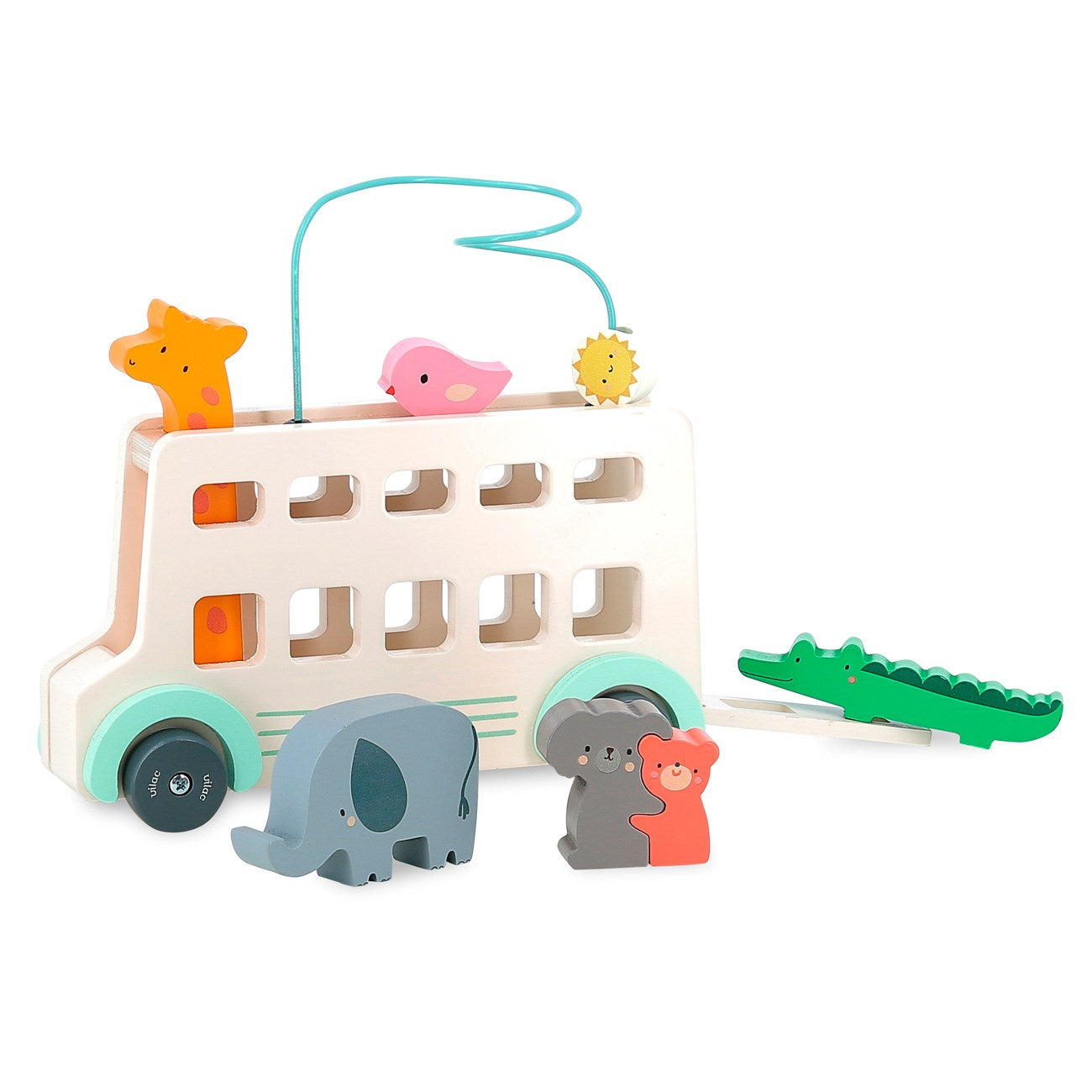 Vilac Activity Play Bus with Animals by Sarah Betz